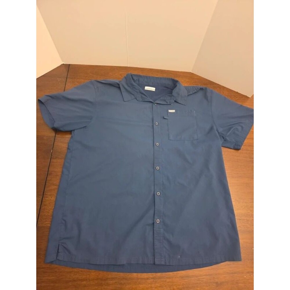 Columbia PFG Men’s Blue Fishing Shirt Size XL